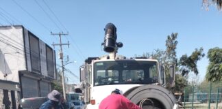 Trabajó COMAPA en sondeo de drenaje sanitario en distintos sectores de la ciudad