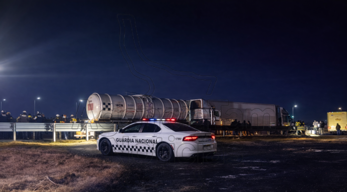 Pipa con combustible ilegal provocó persecución y balacera en la 57