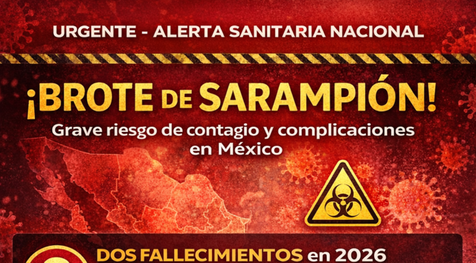 CONFIRMAN SEGUNDO FALLECIMIENTO POR SARAMPIÓN EN 2026