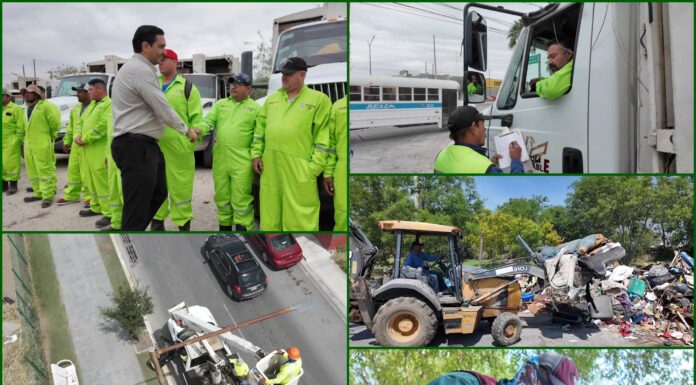 Reynosa acelera rehabilitación urbana con cuadrillas nocturnas