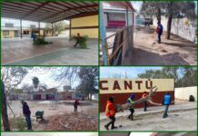 Gobierno de Reynosa limpia 3 escuelas públicas
