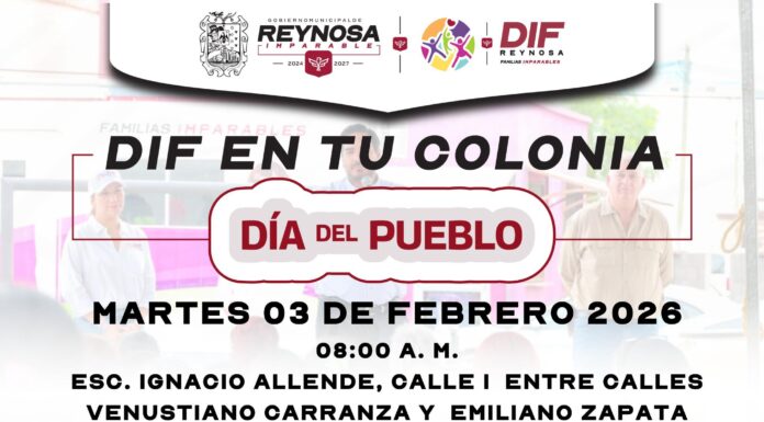 Acercará DIF-Reynosa servicios integrales a la colonia Independencia