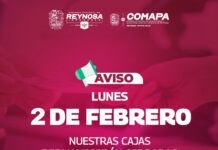 Informa COMAPA cierre de sucursales este lunes 2 de febrero