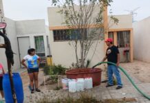 Restableció COMAPA Reynosa suministro de agua en la colonia San Francisco