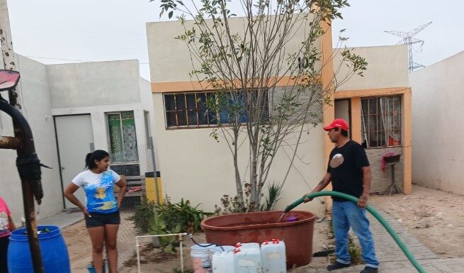 Restableció COMAPA Reynosa suministro de agua en la colonia San Francisco