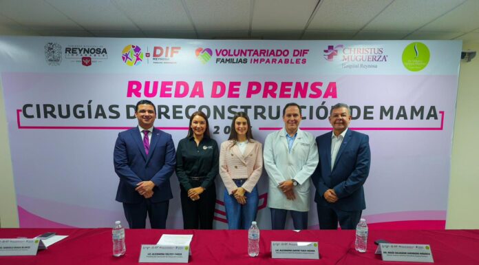 Fortalece DIF-Reynosa la Campaña de Reconstrucción de Mama con cirugías gratuitas