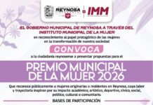 Recibe Gobierno de Reynosa propuestas al Premio Municipal de la Mujer 2026