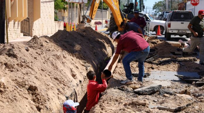 Rehabilita COMAPA red de drenaje sanitario en la Zona Centro