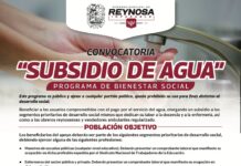 Invita Carlos Peña Ortiz a usuarios a solicitar el Subsidio del Agua