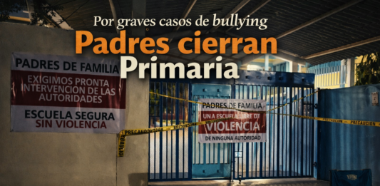 Protesta de padres paraliza primaria en Ciudad Victoria por denuncias de acoso escolar