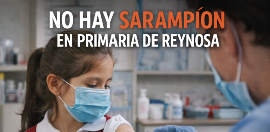 Descartan brote de sarampión en escuela primaria de Reynosa
