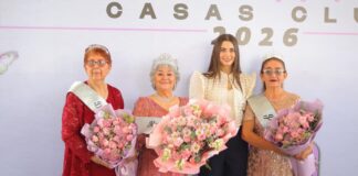 Corona DIF-Reynosa a Reina de la Primavera 2026 en Casas Club del Adulto Mayor