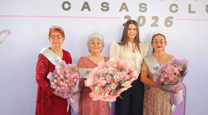 Corona DIF-Reynosa a Reina de la Primavera 2026 en Casas Club del Adulto Mayor