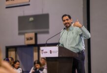 Inauguraron Feria de Empleo, Alcalde Carlos Peña Ortiz y Secretario del Trabajo Luis Gerardo Illoldi Reyes