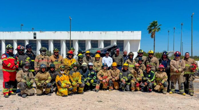 Acompañó Alcalde Carlos Peña Ortiz en Cursos de Capacitación a Protección Civil