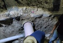 Da continuidad COMAPA a acciones de rehabilitación sanitaria en la col. Benito Juárez