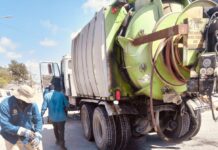 Realizó COMAPA Reynosa mantenimiento sanitario en Balcones de Alcalá