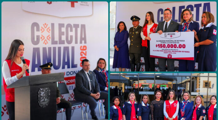 Reynosa impulsa colecta anual de la Cruz Roja