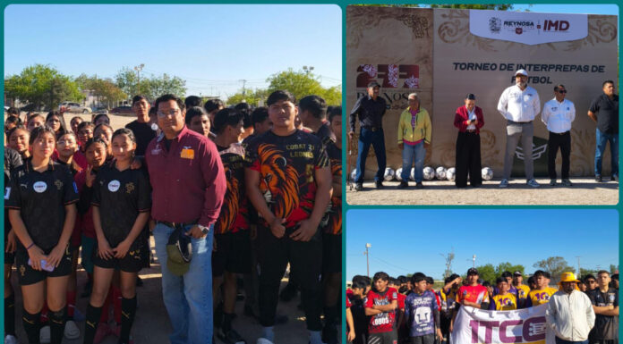 Torneo Interprepas fortalece deporte en Reynosa