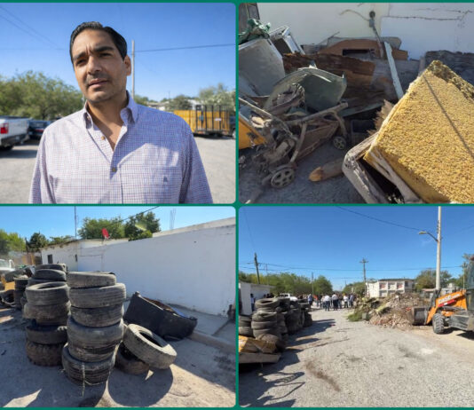 Refuerzan limpieza y descacharre en Reynosa