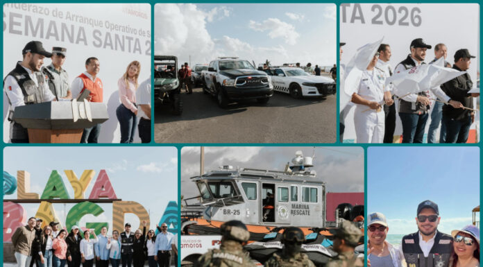 Matamoros despliega fuerte operativo de seguridad para Semana Santa 2026