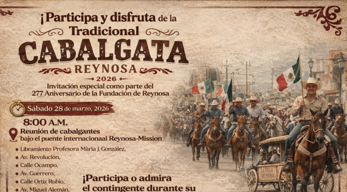Carlos Peña Ortiz encabezará Cabalgata 2026 por aniversario de Reynosa