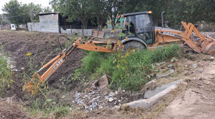 Intensificó Gobierno de Carlos Peña Ortiz programa permanente de desazolve de drenes y canales