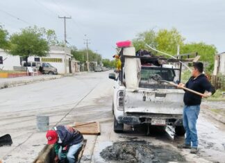 Da mantenimiento COMAPA a pluviales en Módulo 2000 Rancho Grande