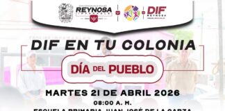 Invita DIF-Reynosa a brigada en Balcones de Alcalá