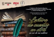 Presenta hoy Gobierno de Reynosa encuentro literario de autores y lectores por Día Internacional del Libro
