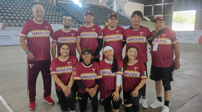 Brillan los seleccionados de Reynosa de Beisbol 5 en la Olimpiada Nacional CONADE