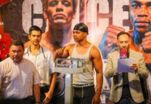 Dan el kilo; Carlos Peña Ortiz y Julio César Chávez atestiguaron pesaje para el gran combate