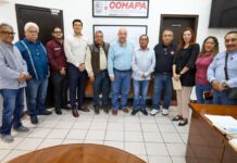 Fortalece COMAPA Reynosa coordinación con Sindicato de Plomeros