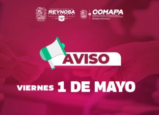 Oficinas de COMAPA suspenderán labores por Día del Trabajo