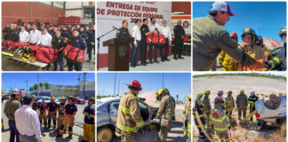 Entrega de equipo fortalece a Bomberos de Reynosa