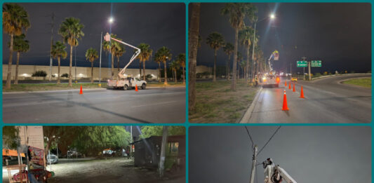 Refuerza Reynosa servicios públicos con jornada nocturna