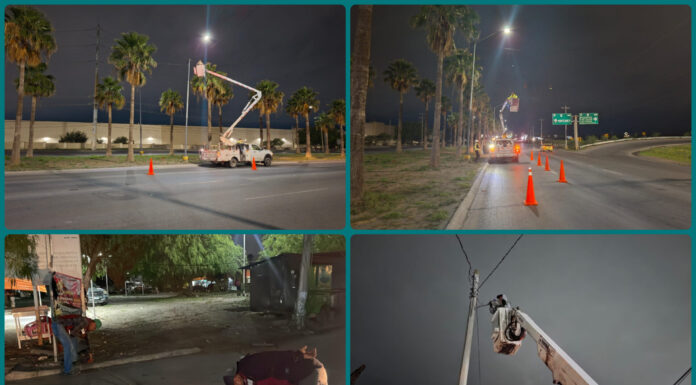 Refuerza Reynosa servicios públicos con jornada nocturna