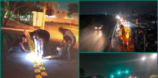 Reynosa fortalece mantenimiento nocturno urbano
