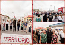 Beto Granados inaugura obra en la calle Francisco Castellanos de la colonia Popular