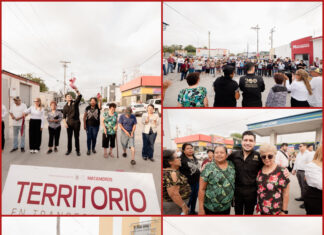 Beto Granados inaugura obra en la calle Francisco Castellanos de la colonia Popular
