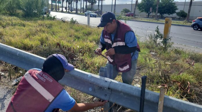 Instalación y mantenimiento de defensas metálicas para seguridad de automovilistas