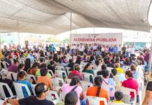 Celebró Carlos Peña Ortiz Día del Pueblo con familias del fraccionamiento Halcón de Reynosa