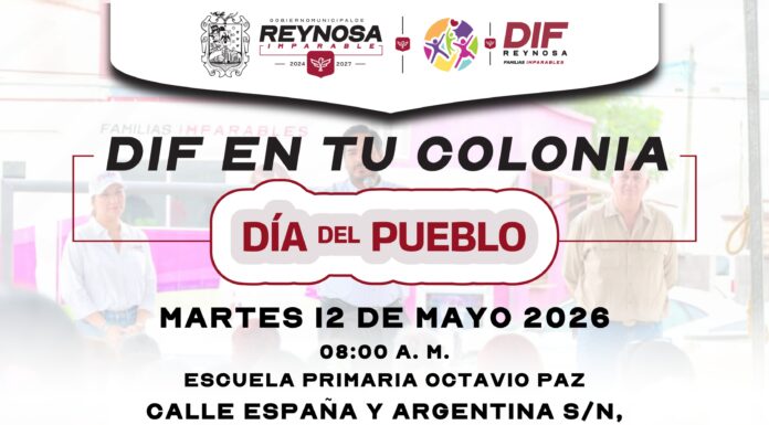 Llevará DIF-Reynosa brigada de servicios gratuitos a la colonia Colinas del Real