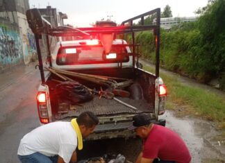 Atiende COMAPA encharcamientos tras recientes precipitaciones