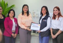 Agradece DIF-Reynosa apoyo del Hospital Santander para fortalecer talleres de CEDIF