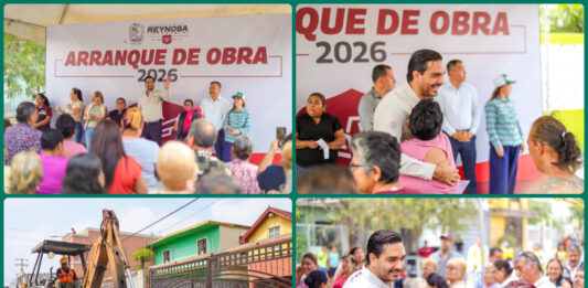 Avanza Reynosa con nueva obra hidráulica urbana