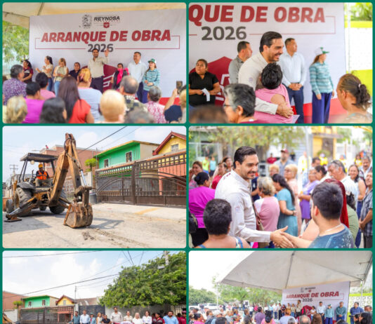 Avanza Reynosa con nueva obra hidráulica urbana