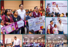 Entrega Reynosa tarjetas de Beca Rita Cetina