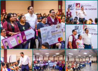 Entrega Reynosa tarjetas de Beca Rita Cetina