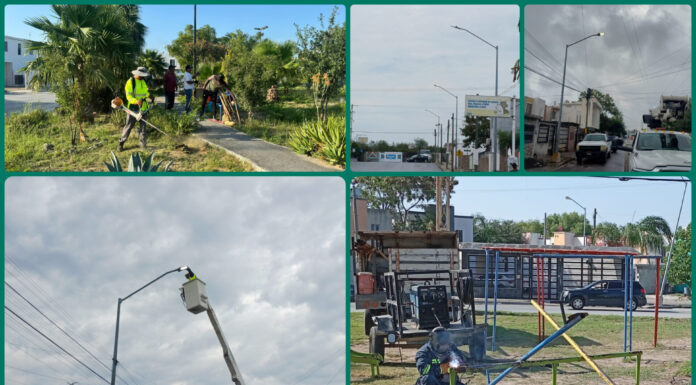 Servicios Públicos intensifica mantenimiento en Reynosa